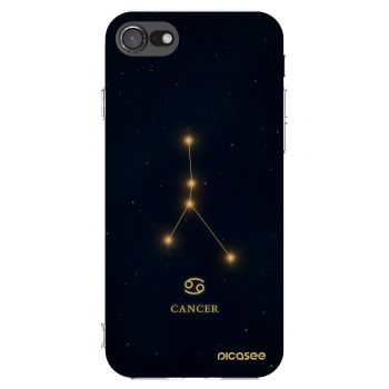 Picasee silikonový průhledný obal pro Apple iPhone 7 - CANCER