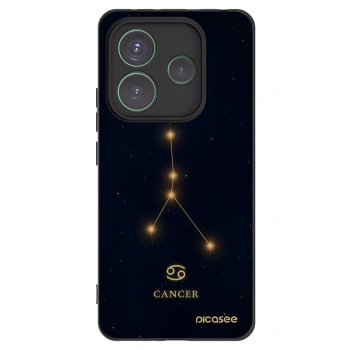 Picasee silikonový černý obal pro Xiaomi Redmi Note 14 5G - CANCER