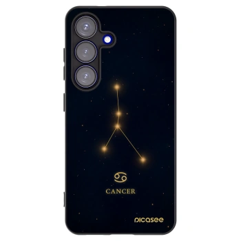 Picasee silikonový černý obal pro Samsung Galaxy S25 5G - CANCER