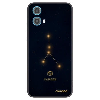 Picasee silikonový černý obal pro Motorola Moto G34 5G - CANCER