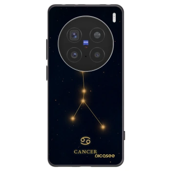 Picasee silikonový černý obal pro Vivo X200 Pro - CANCER
