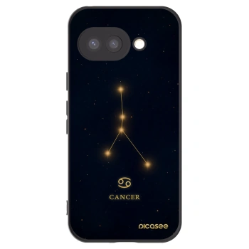 Picasee silikonový černý obal pro Google Pixel 9a - CANCER