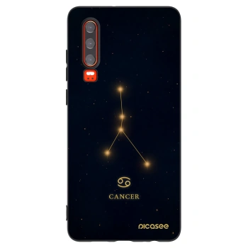 Picasee silikonový černý obal pro Huawei P30 - CANCER