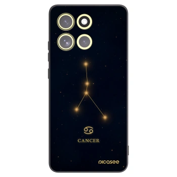 Picasee silikonový černý obal pro Motorola Moto G86 5G - CANCER