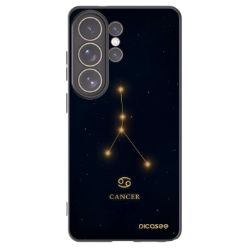Picasee silikonový černý obal pro Samsung Galaxy S26 Ultra - CANCER