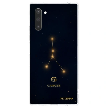 Picasee silikonový průhledný obal pro Samsung Galaxy Note 10 N970F - CANCER
