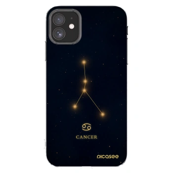 Picasee silikonový průhledný obal pro Apple iPhone 11 - CANCER