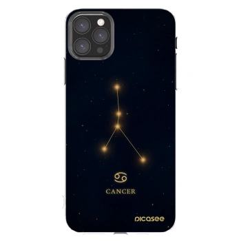 Picasee silikonový průhledný obal pro Apple iPhone 11 Pro Max - CANCER