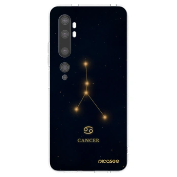 Picasee silikonový průhledný obal pro Xiaomi Mi Note 10 (Pro) - CANCER