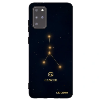 Picasee silikonový černý obal pro Samsung Galaxy S20+ G985F - CANCER