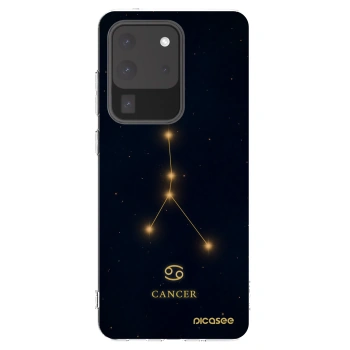 Picasee silikonový průhledný obal pro Samsung Galaxy S20 Ultra 5G G988F - CANCER