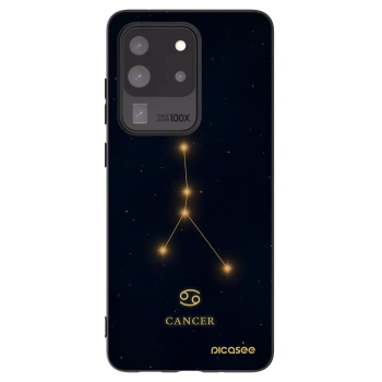 Picasee silikonový černý obal pro Samsung Galaxy S20 Ultra 5G G988F - CANCER