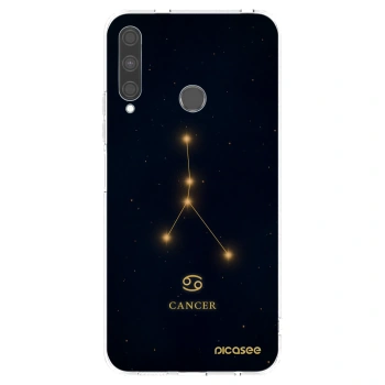 Picasee silikonový průhledný obal pro Huawei P40 Lite E - CANCER