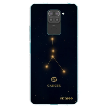Picasee silikonový černý obal pro Xiaomi Redmi Note 9 - CANCER
