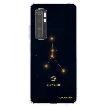 Picasee silikonový průhledný obal pro Xiaomi Mi Note 10 Lite - CANCER