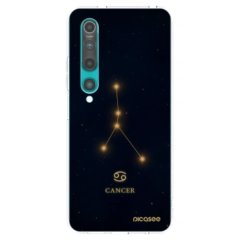 Picasee silikonový průhledný obal pro Xiaomi Mi 10 - CANCER