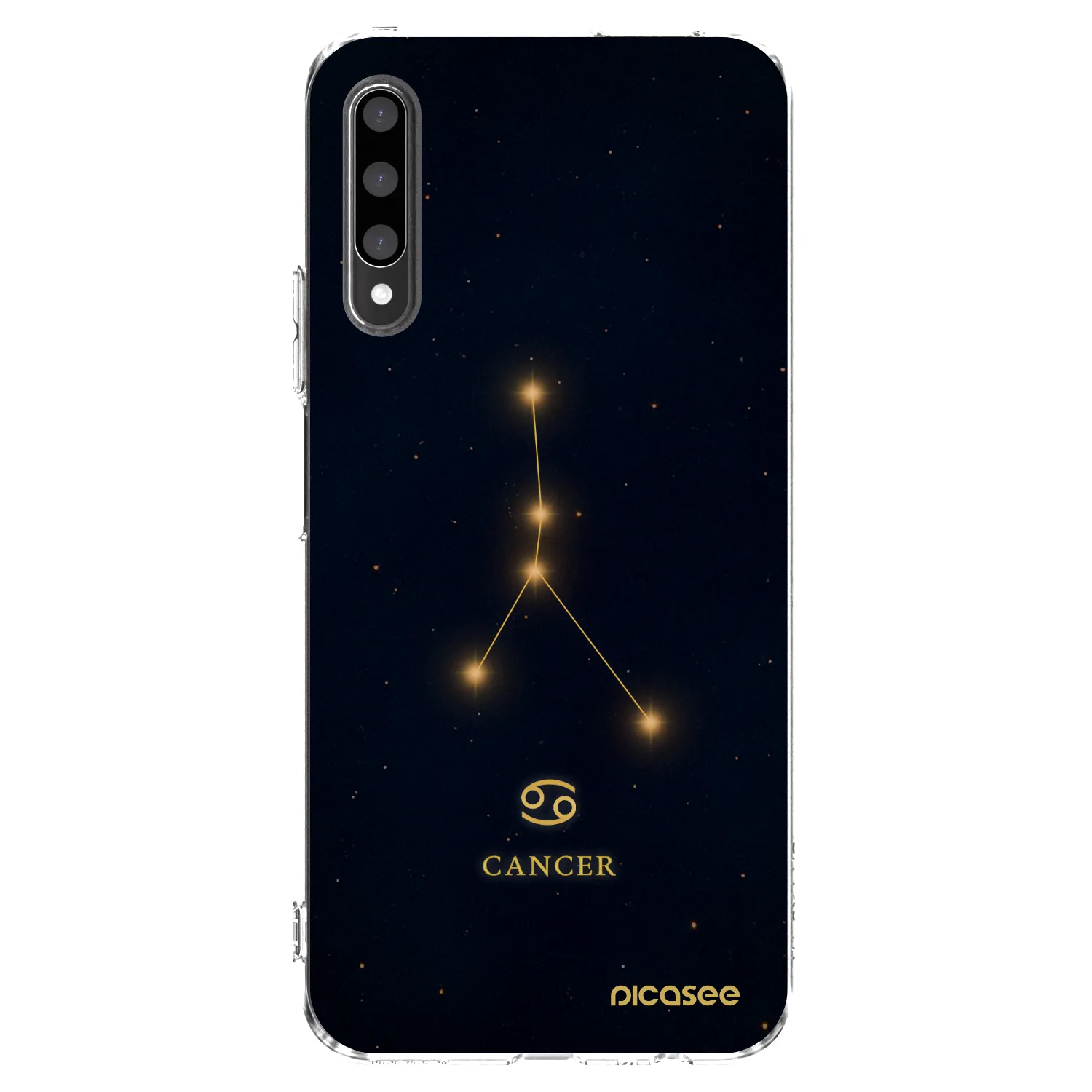 Picasee silikonový průhledný obal pro Honor 9X Pro - CANCER