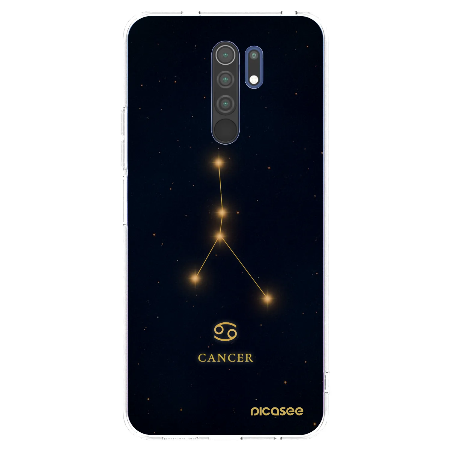 Picasee silikonový průhledný obal pro Xiaomi Redmi 9 - CANCER