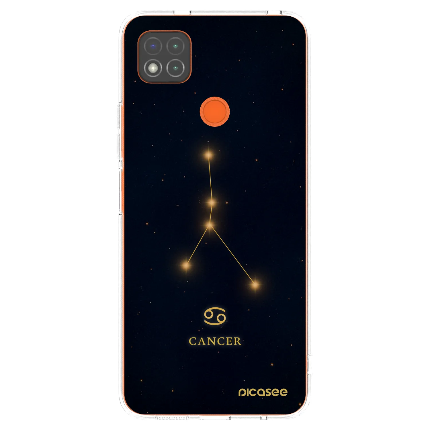 Picasee silikonový průhledný obal pro Xiaomi Redmi 9C - CANCER