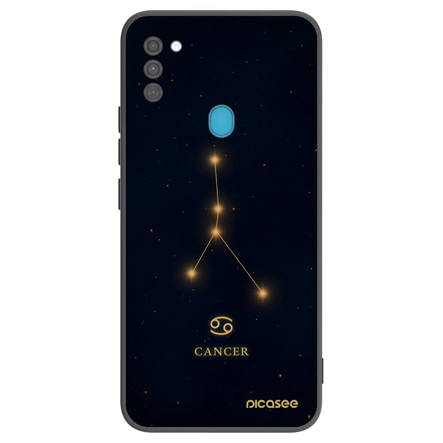 Picasee silikonový černý obal pro Samsung Galaxy M11 - CANCER