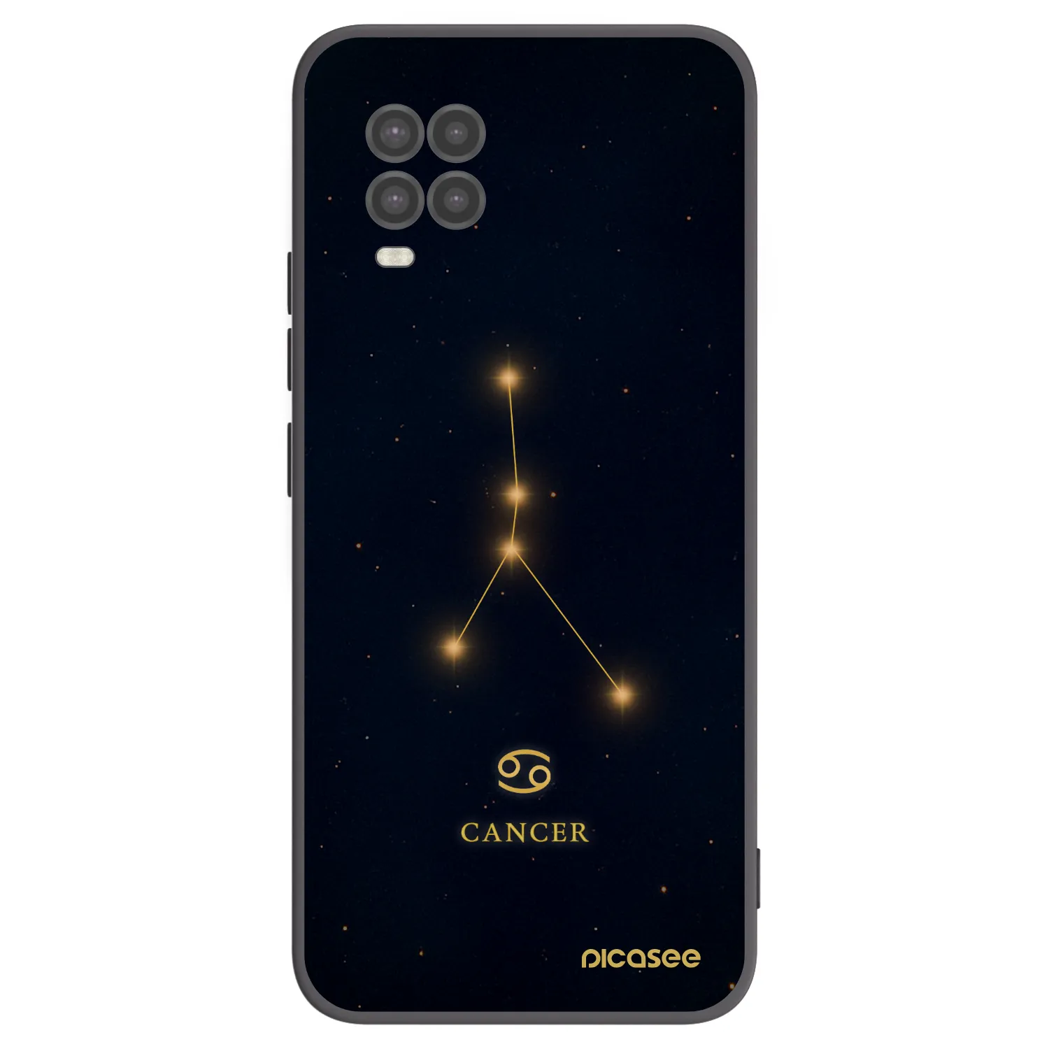 Picasee silikonový černý obal pro Xiaomi Mi 10 Lite - CANCER