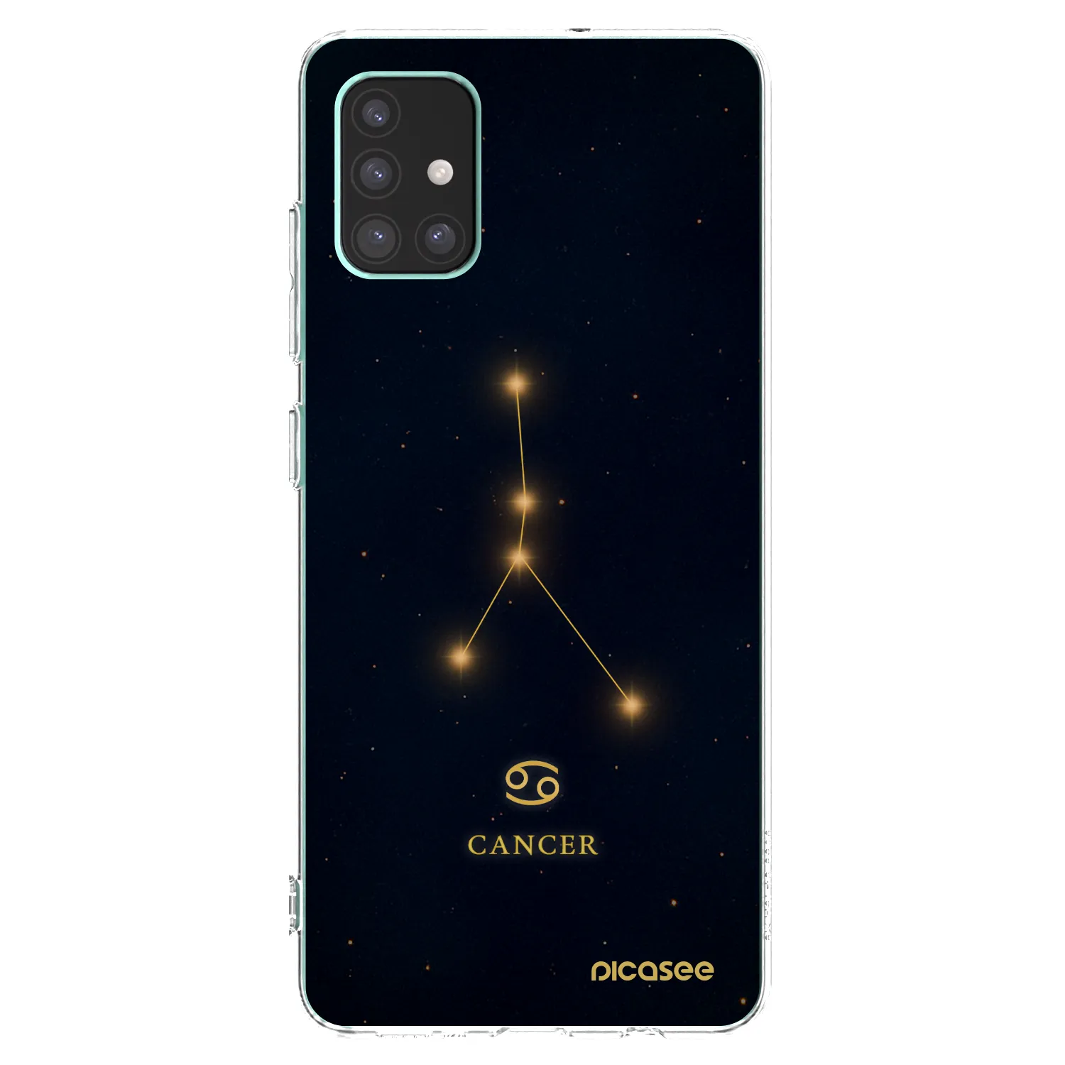 Picasee silikonový průhledný obal pro Samsung Galaxy M51 M515F - CANCER