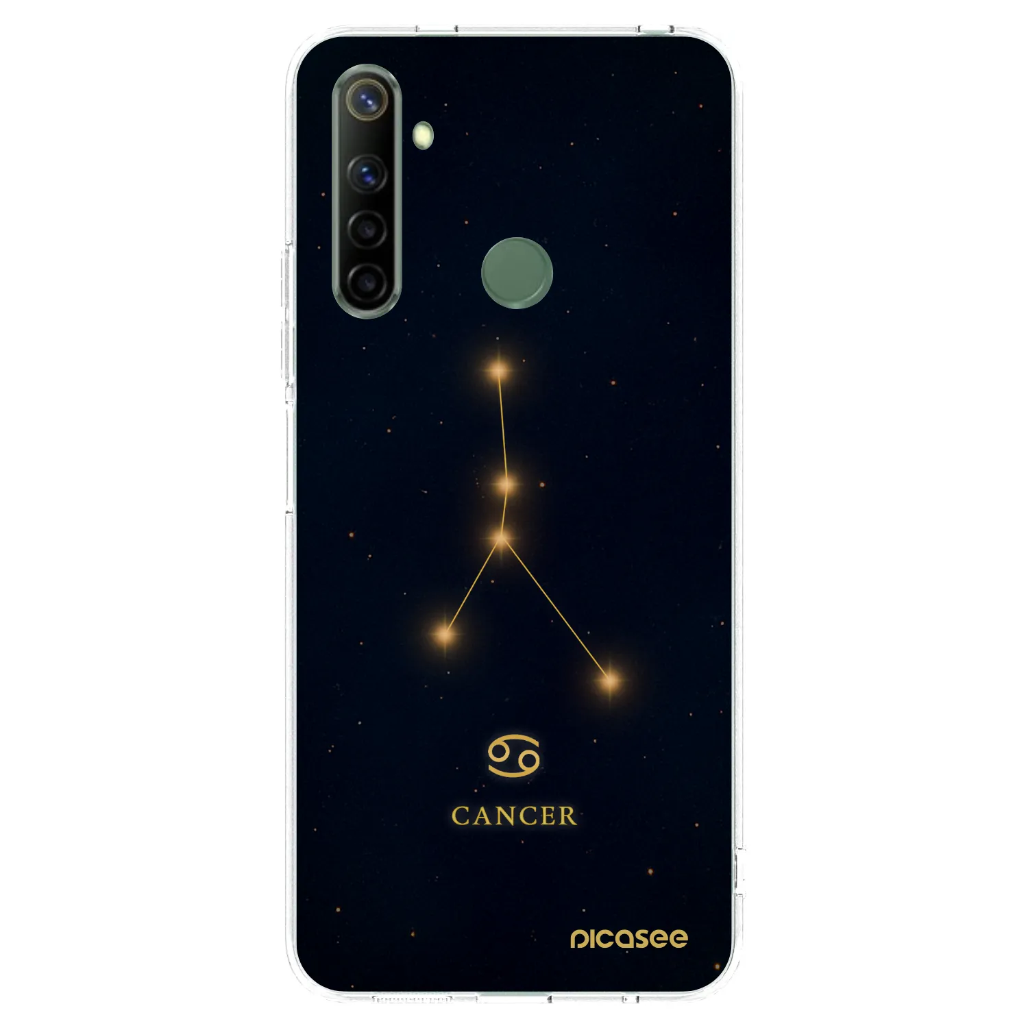 Picasee silikonový průhledný obal pro Realme 6i - CANCER