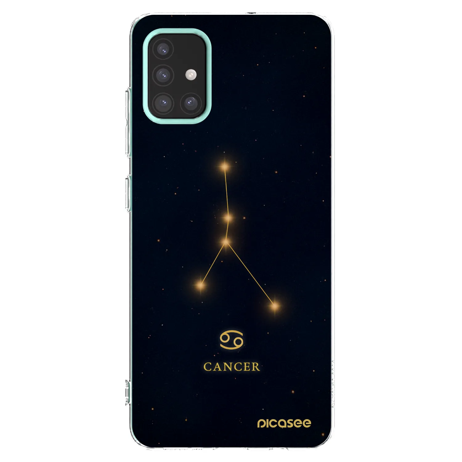 Picasee silikonový průhledný obal pro Samsung Galaxy M31s - CANCER