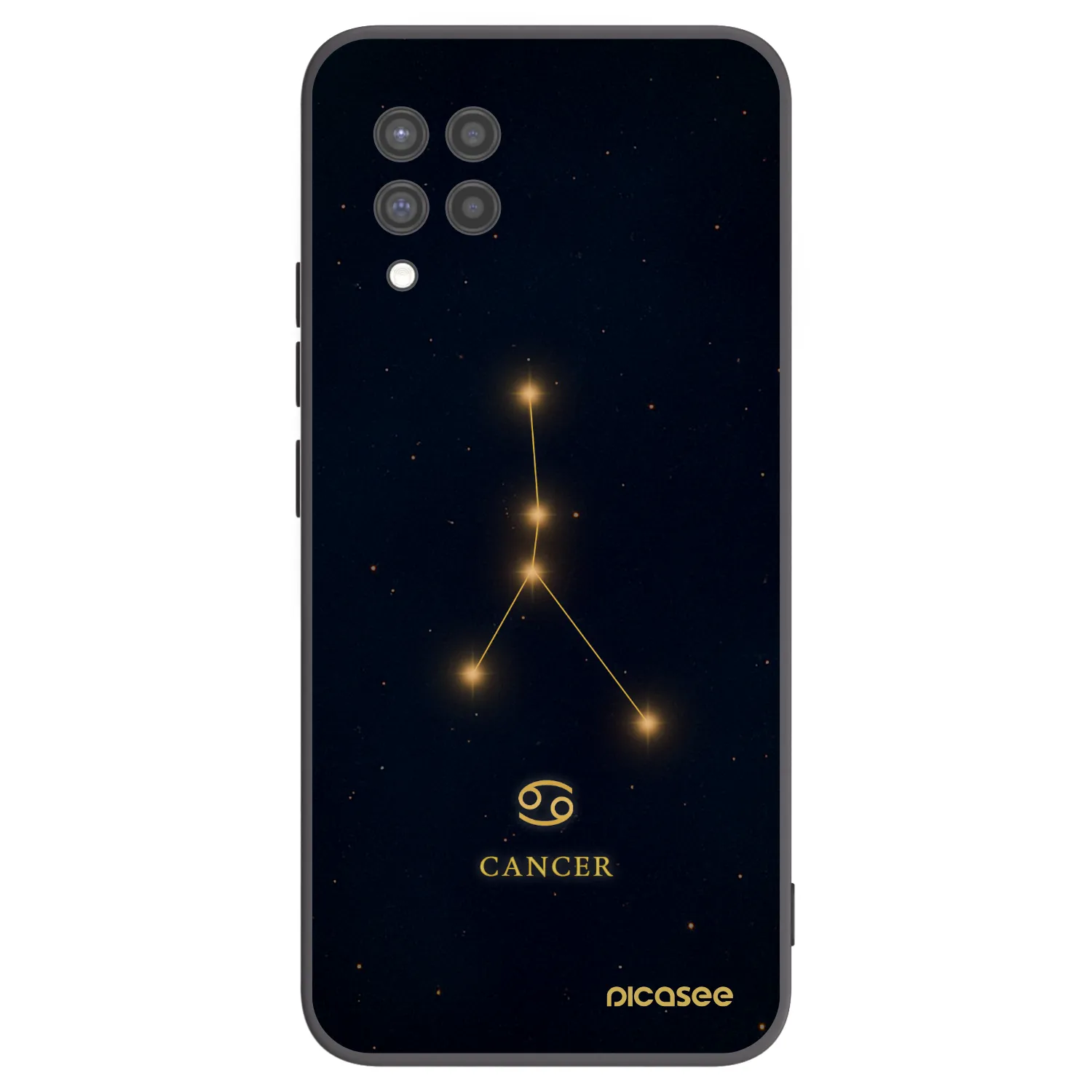 Picasee silikonový černý obal pro Samsung Galaxy A42 A426B - CANCER