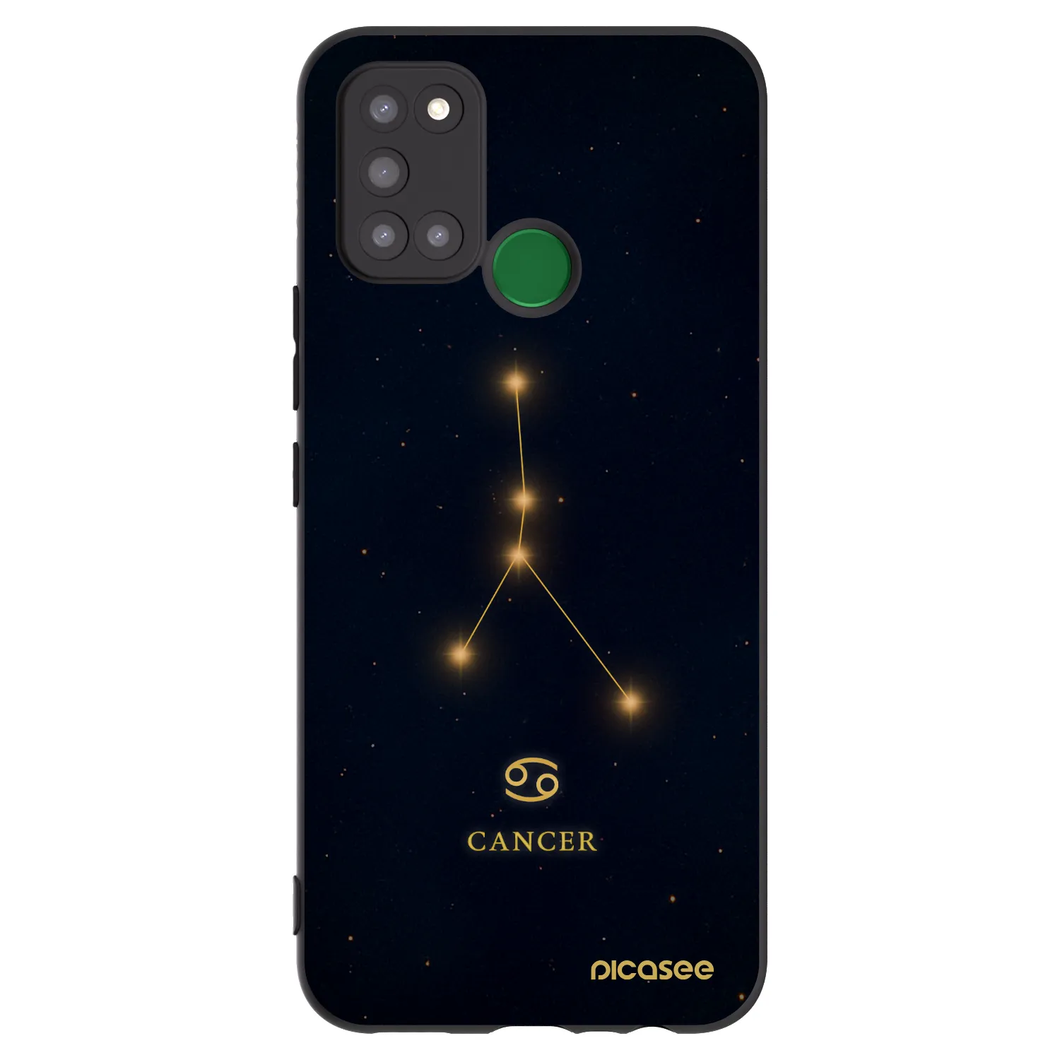 Picasee silikonový černý obal pro Realme 7i - CANCER