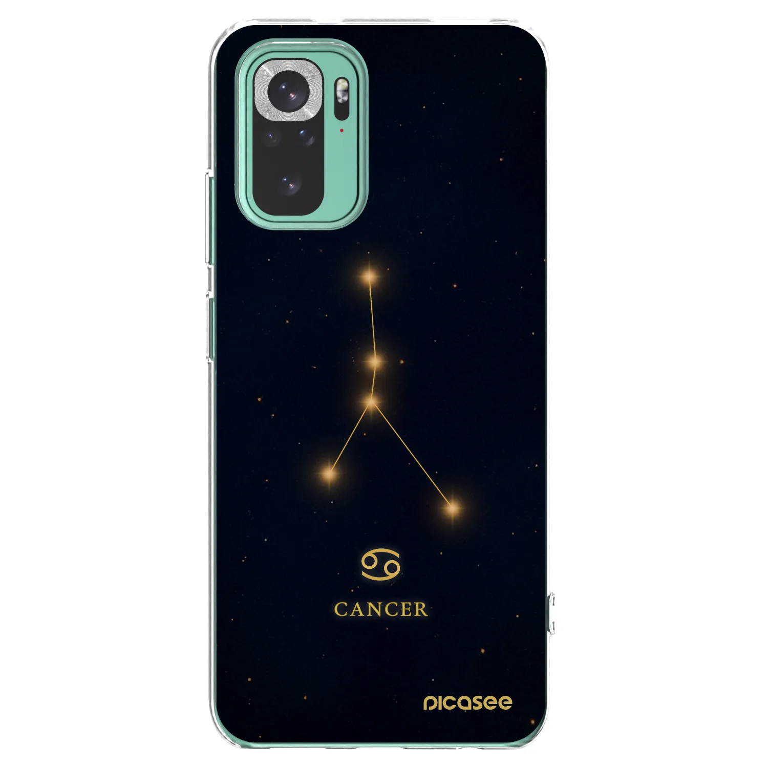 Picasee silikonový průhledný obal pro Xiaomi Redmi Note 10 Pro - CANCER