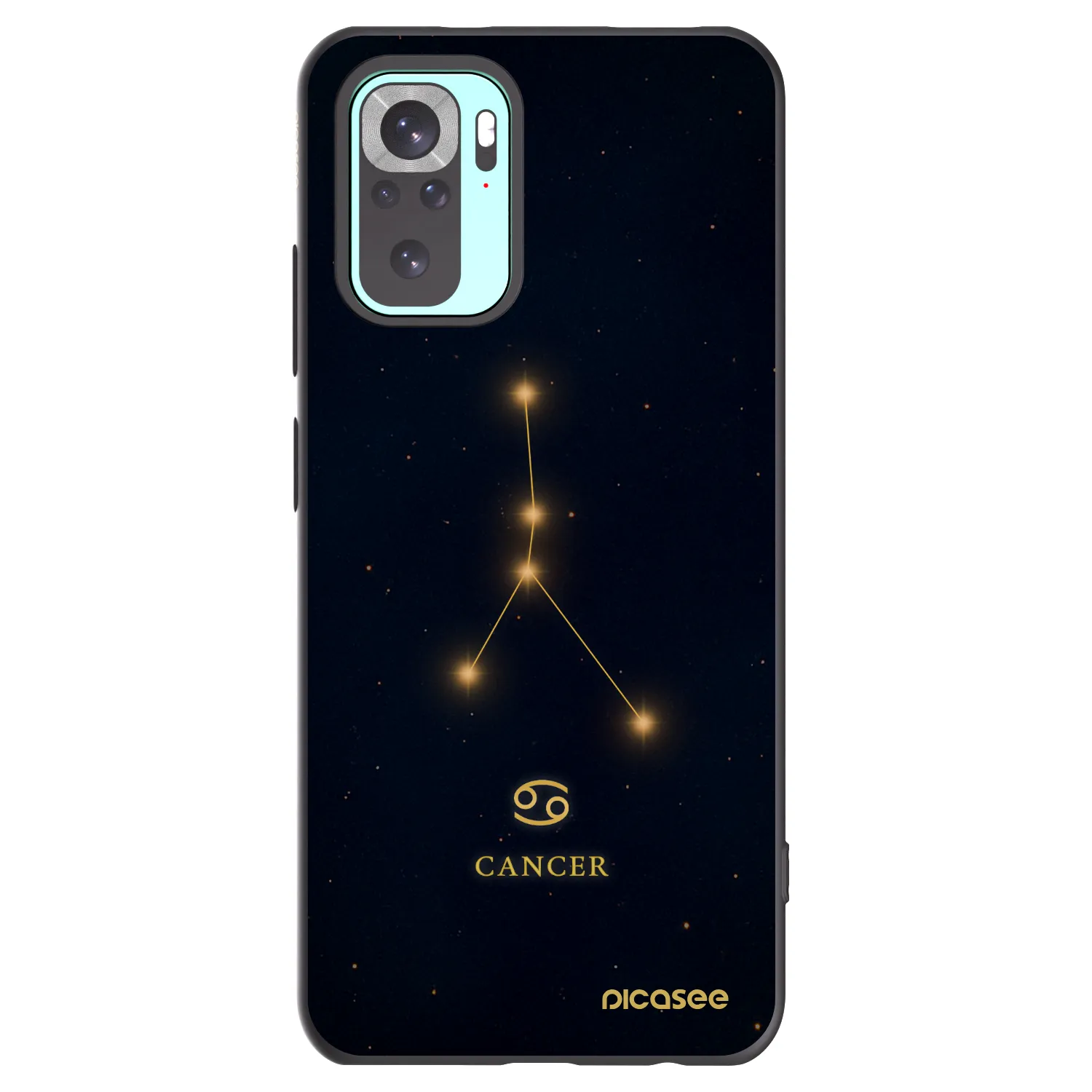 Picasee silikonový černý obal pro Xiaomi Redmi Note 10 Pro - CANCER