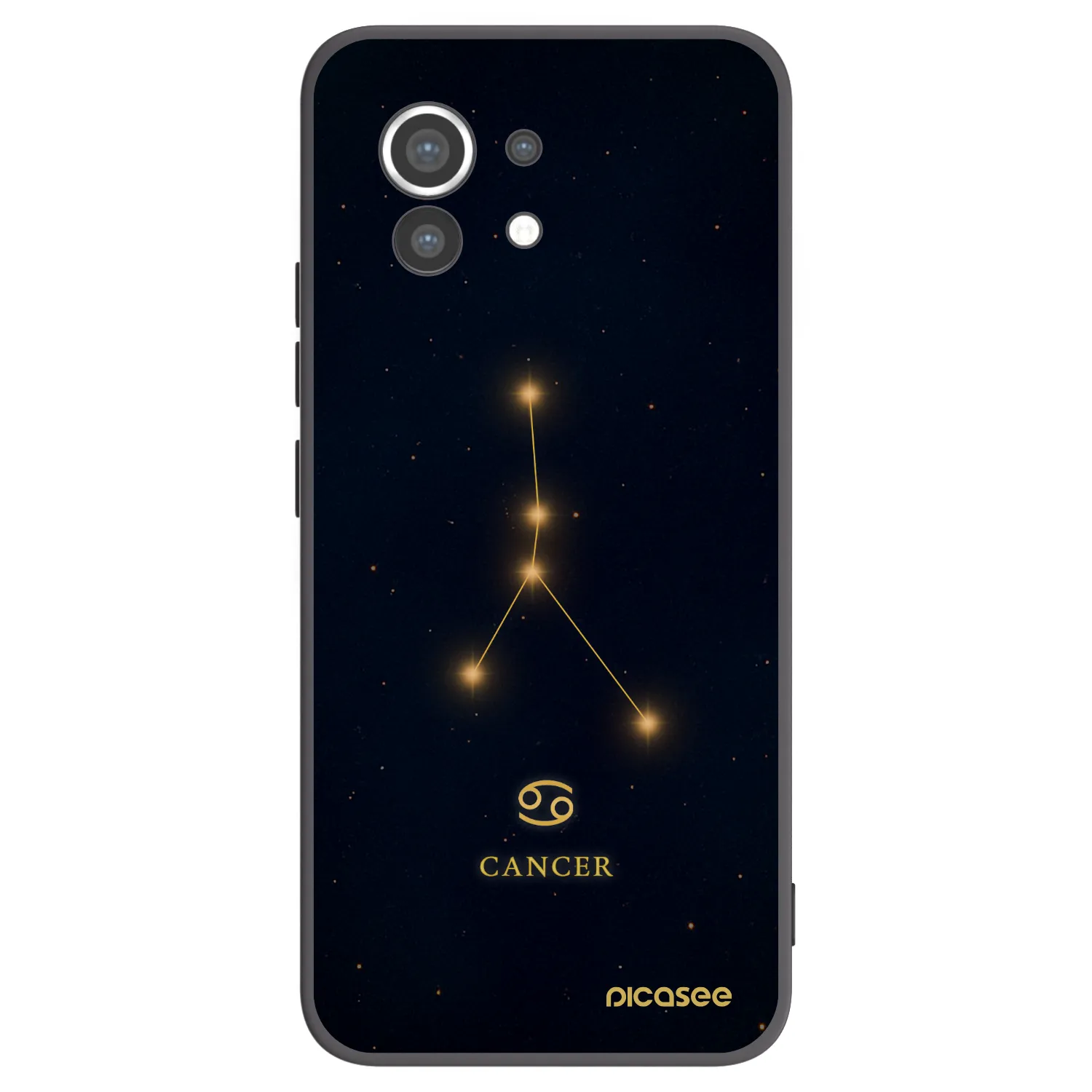 Picasee silikonový černý obal pro Xiaomi Mi 11 - CANCER
