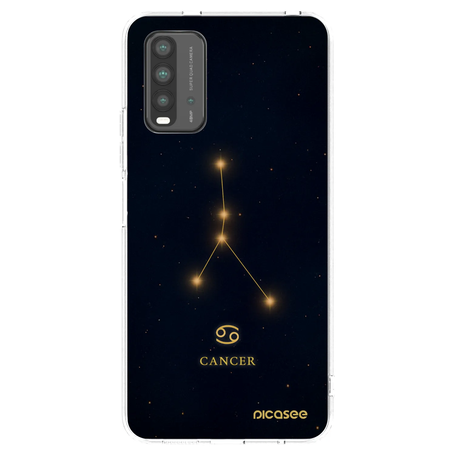 Picasee silikonový černý obal pro Xiaomi Redmi 9T - CANCER