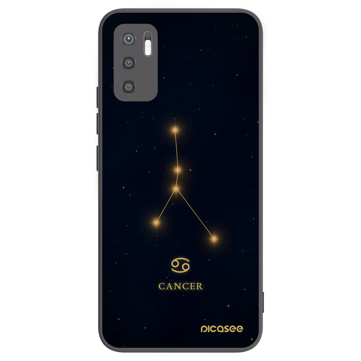Picasee silikonový černý obal pro Xiaomi Redmi Note 10 5G - CANCER