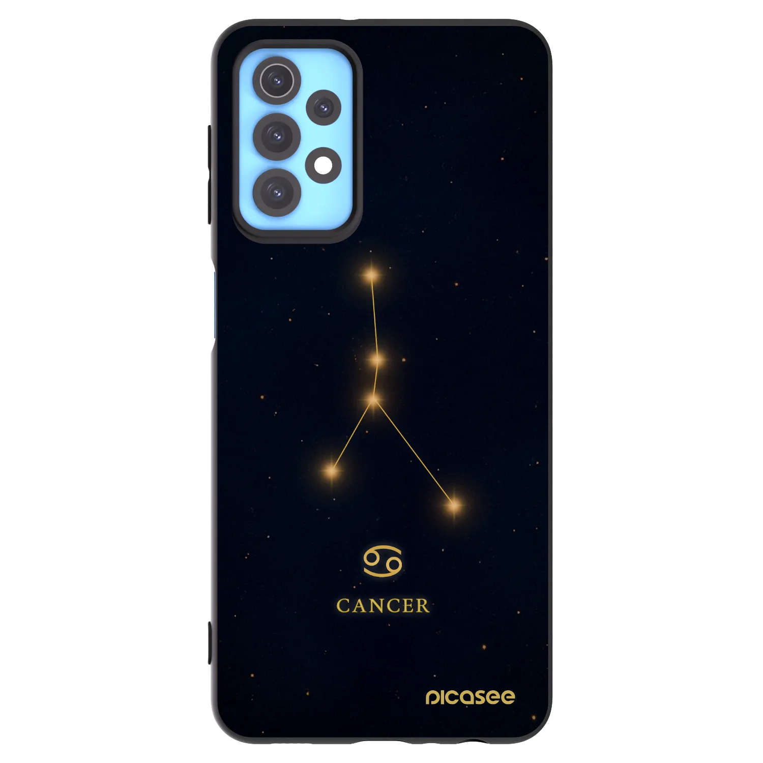 Picasee silikonový černý obal pro Samsung Galaxy A32 4G SM-A325F - CANCER