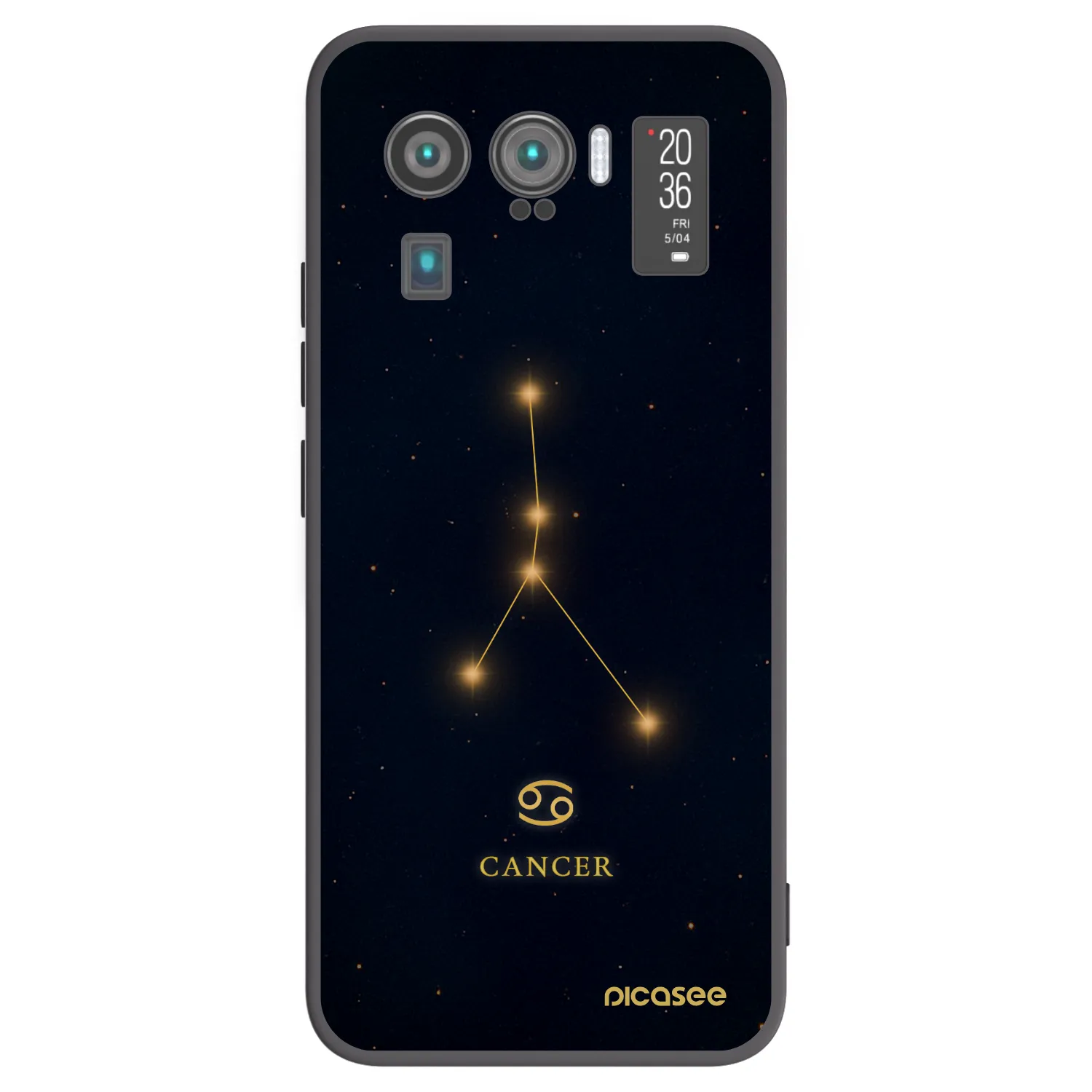 Picasee silikonový černý obal pro Xiaomi Mi 11 Ultra - CANCER