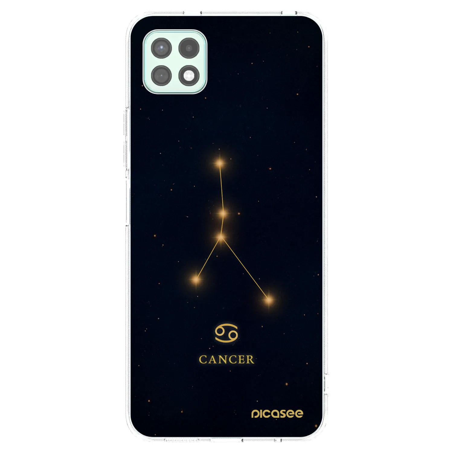 Picasee silikonový průhledný obal pro Samsung Galaxy A22 A226B 5G - CANCER
