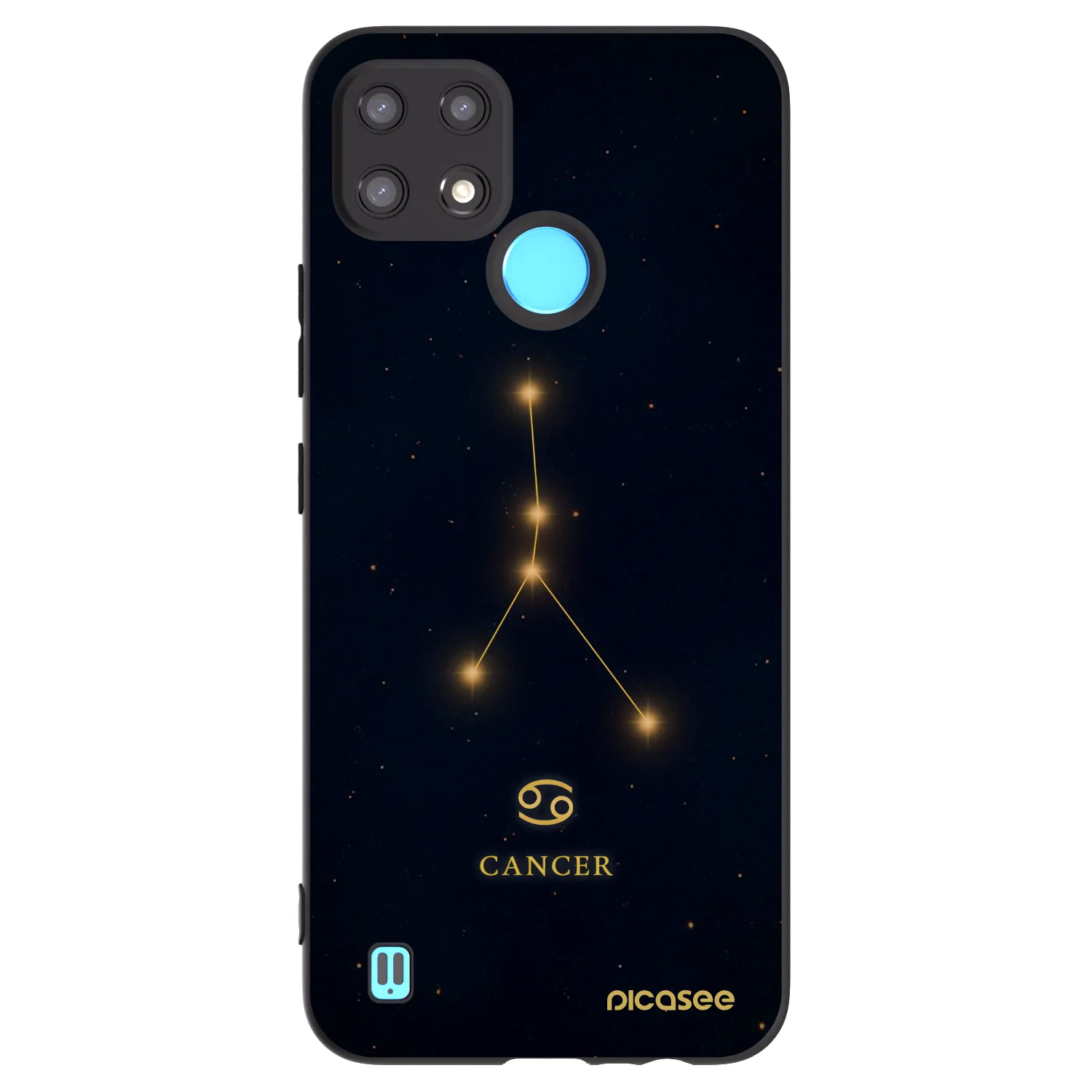 Picasee silikonový černý obal pro Realme C21 - CANCER