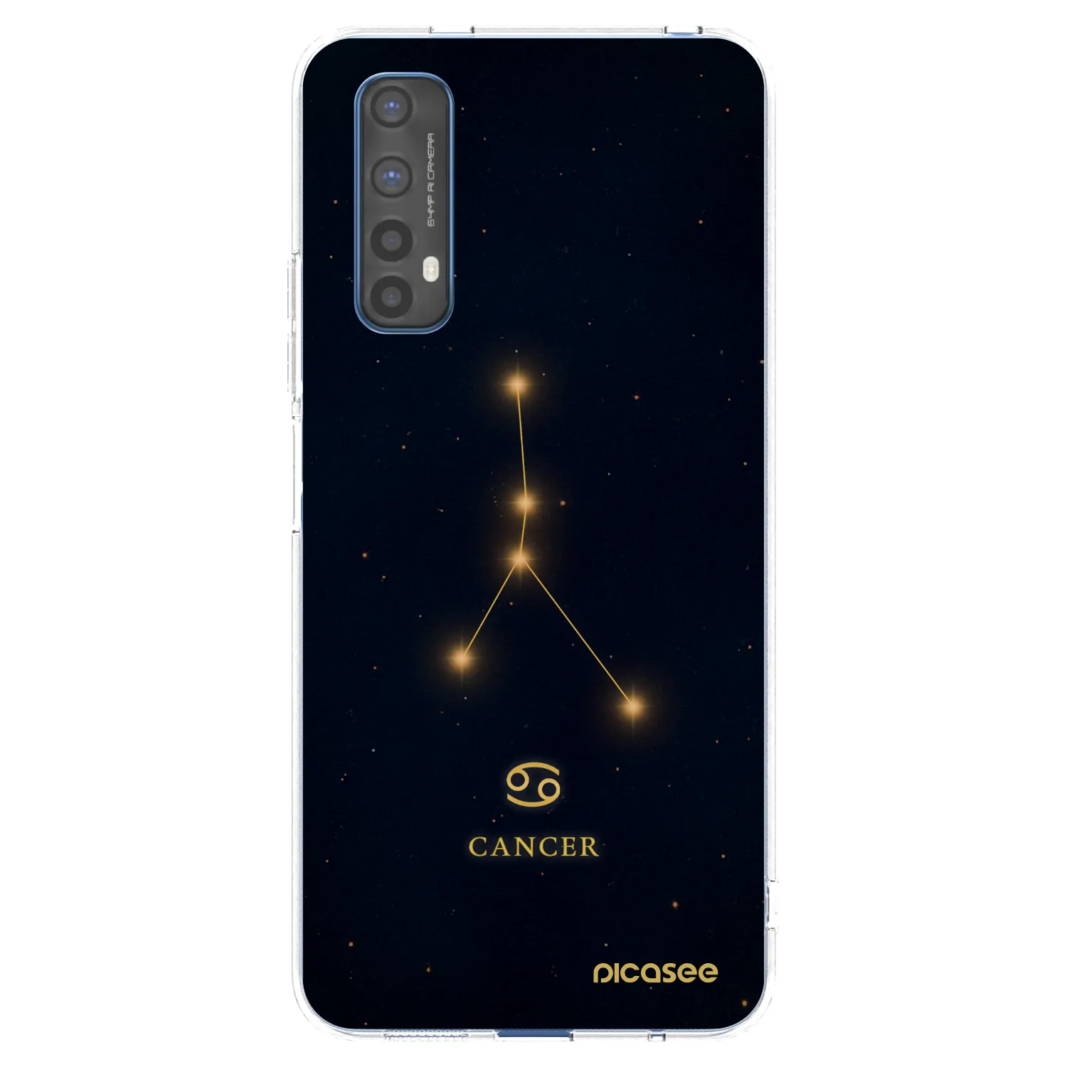 Picasee silikonový průhledný obal pro Realme 7 - CANCER