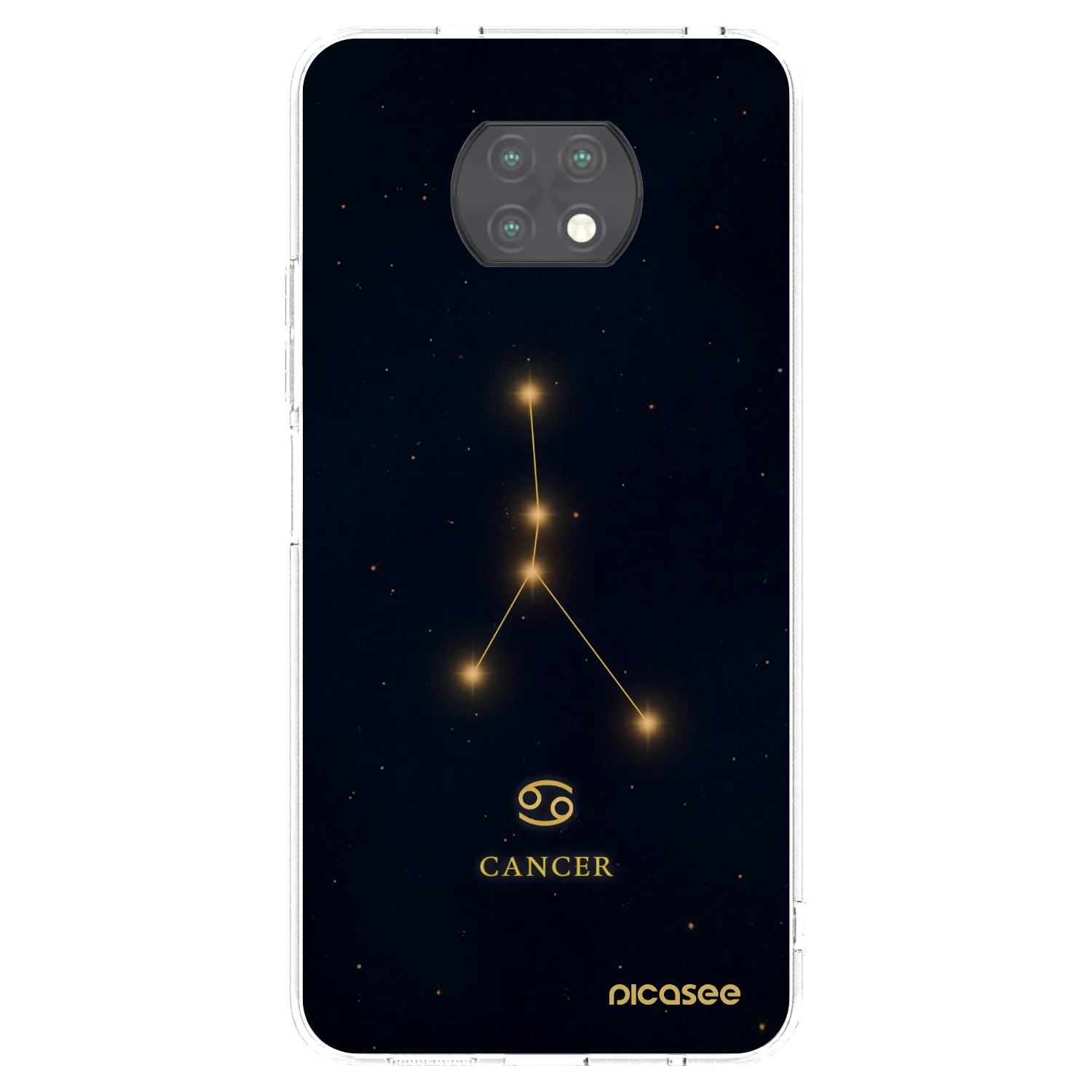 Picasee silikonový průhledný obal pro Xiaomi Redmi Note 9T - CANCER