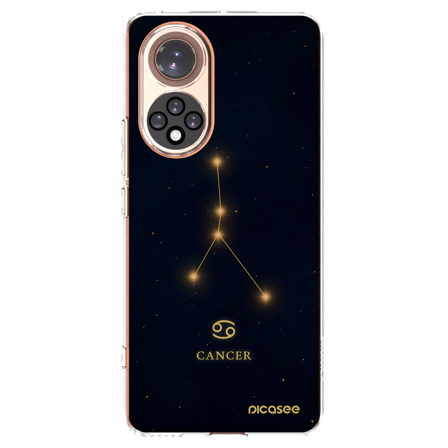 Picasee silikonový průhledný obal pro Honor 50 5G - CANCER