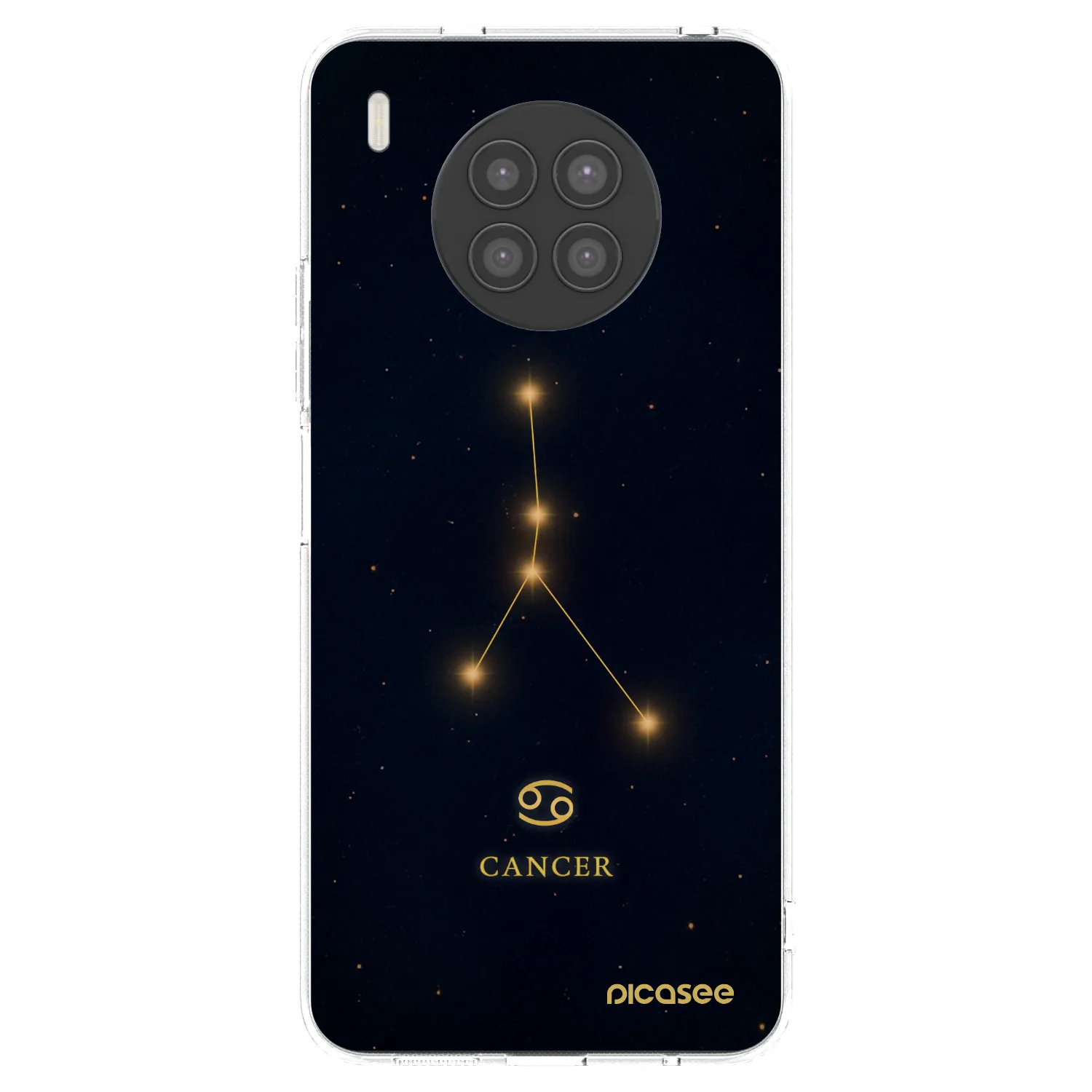 Picasee silikonový průhledný obal pro Huawei Nova 8i - CANCER