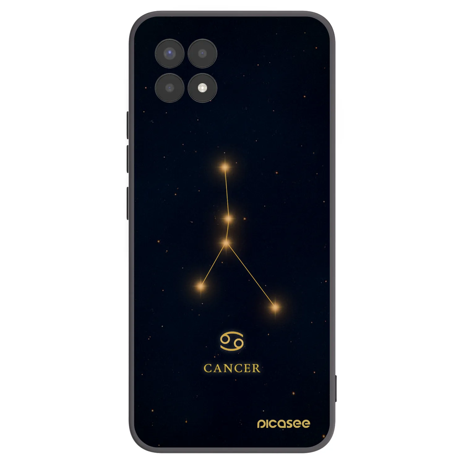 Picasee silikonový černý obal pro Realme 8i - CANCER