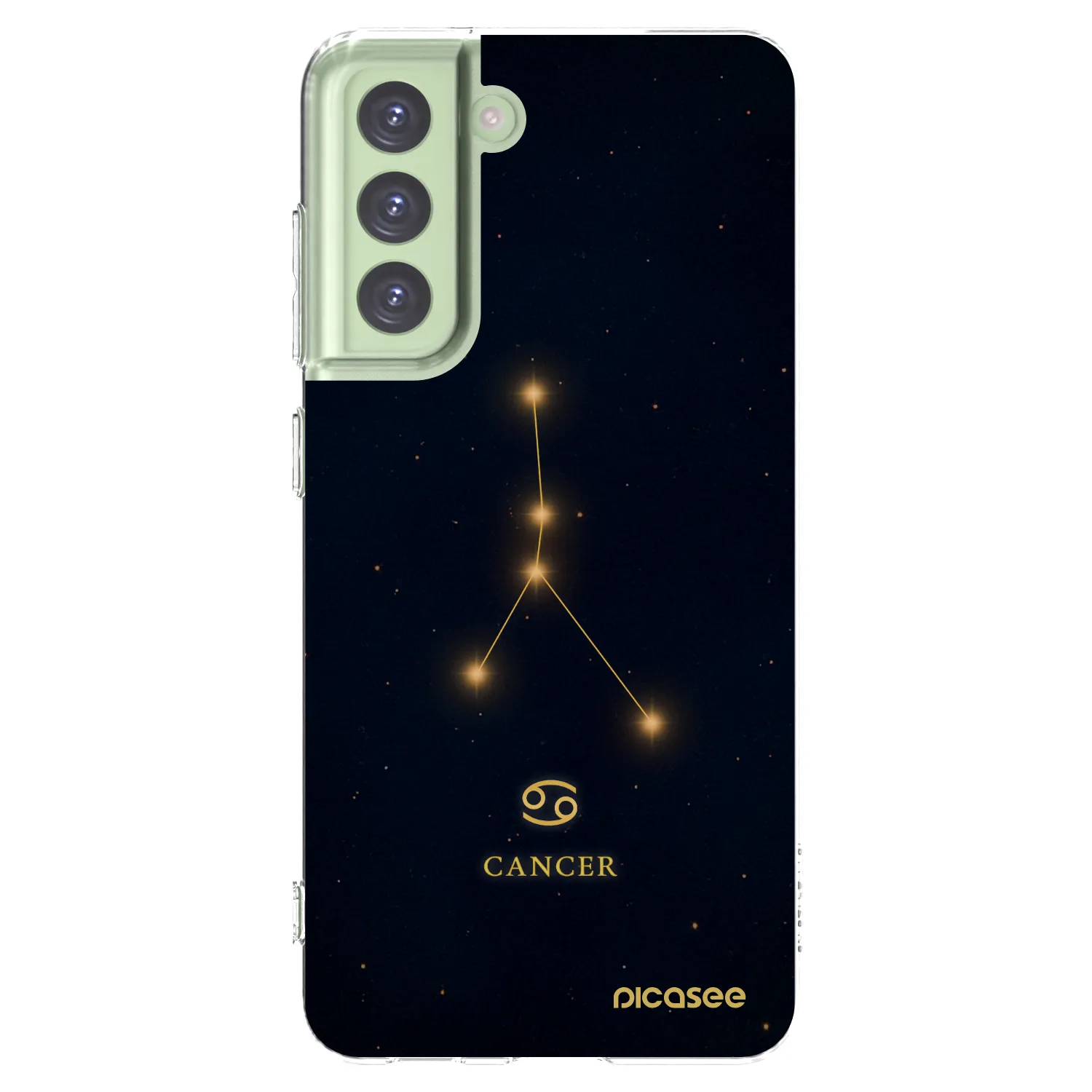 Picasee silikonový průhledný obal pro Samsung Galaxy S21 FE 5G - CANCER