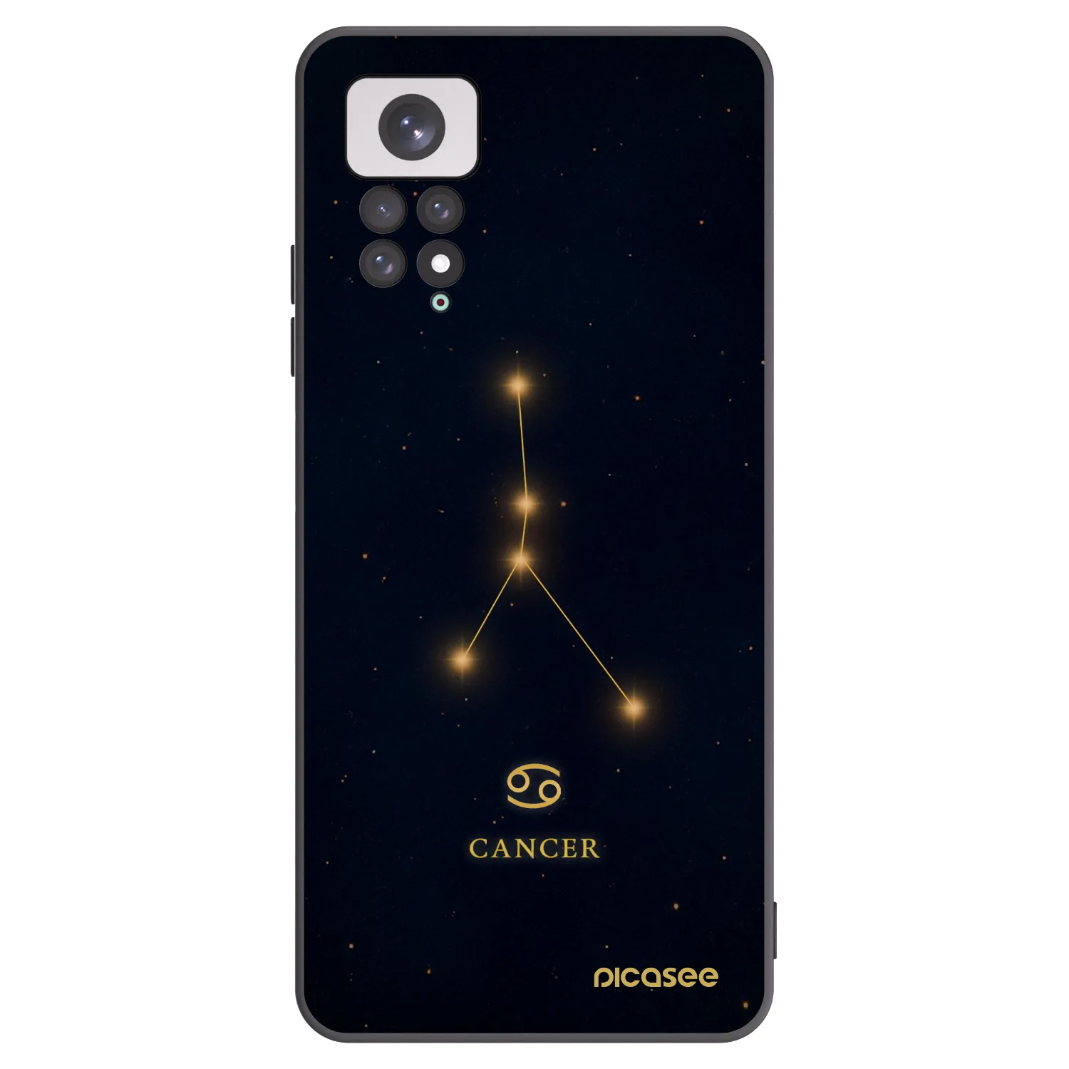 Picasee silikonový černý obal pro Xiaomi Redmi Note 11 - CANCER