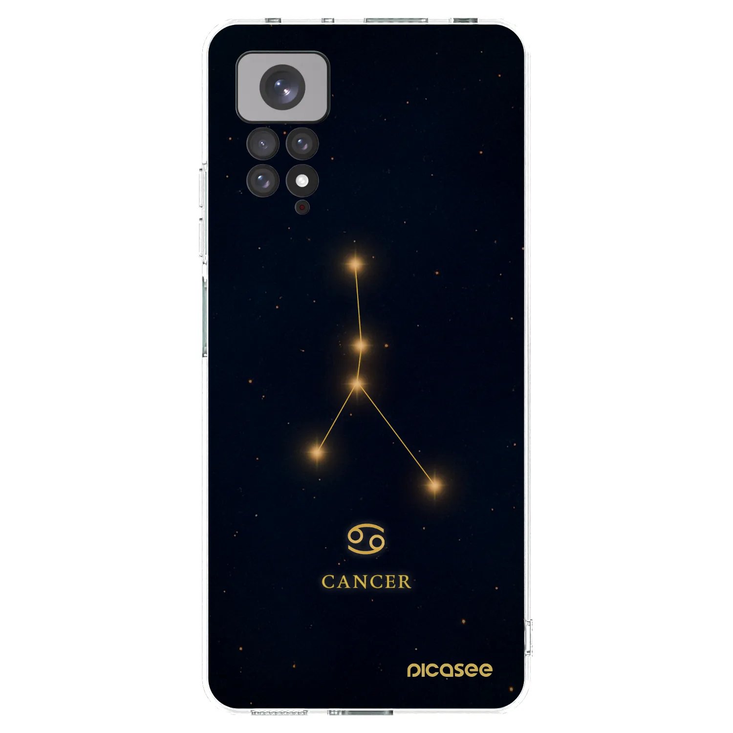 Picasee silikonový průhledný obal pro Xiaomi Redmi Note 11S 4G - CANCER