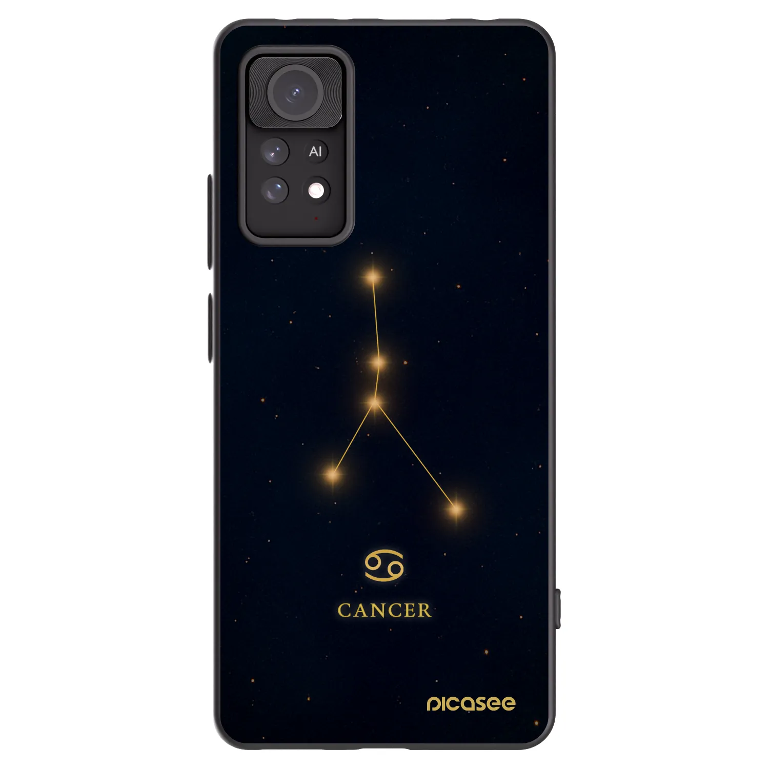 Picasee silikonový černý obal pro Xiaomi Redmi Note 11 Pro 5G - CANCER