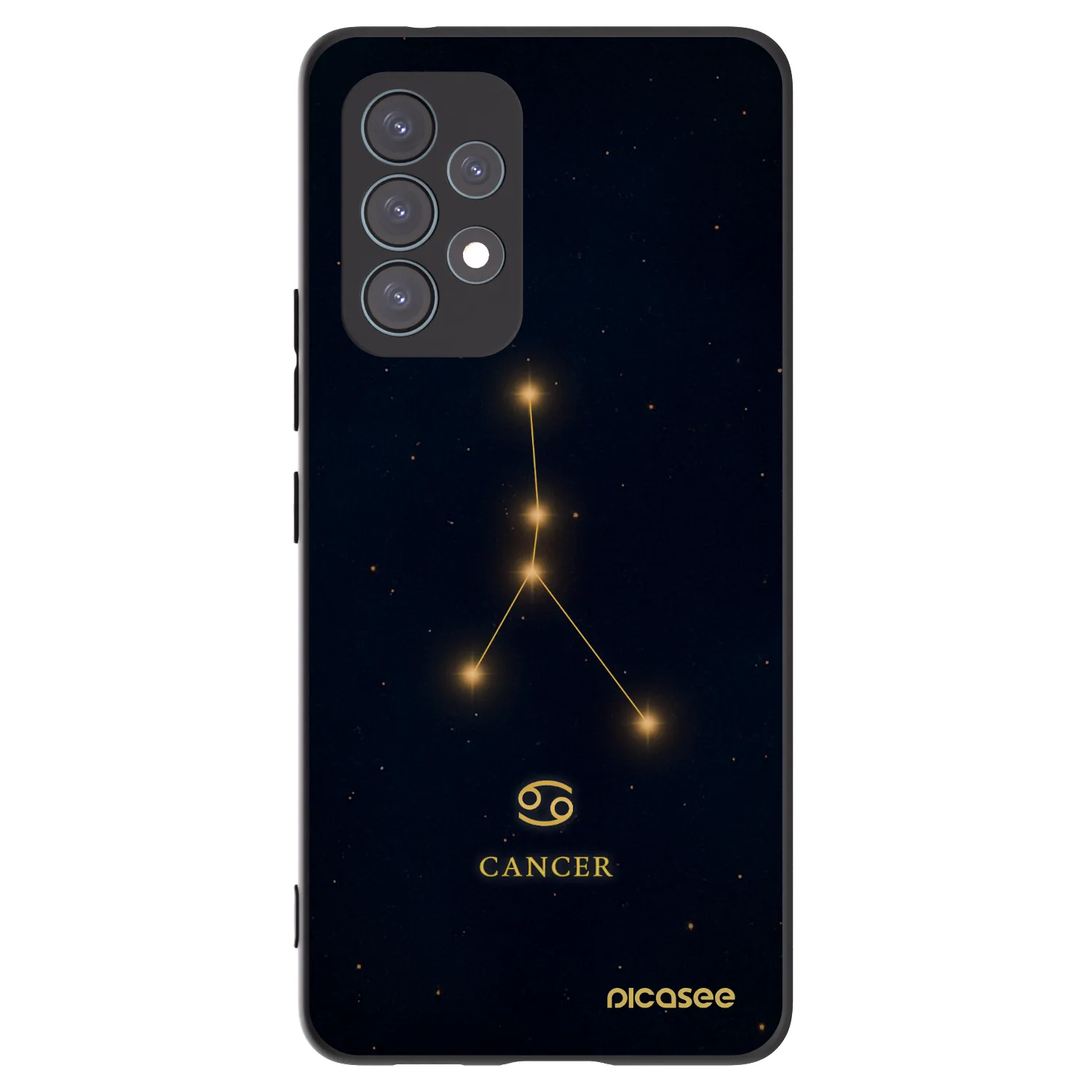 Picasee silikonový černý obal pro Samsung Galaxy A53 5G A536 - CANCER