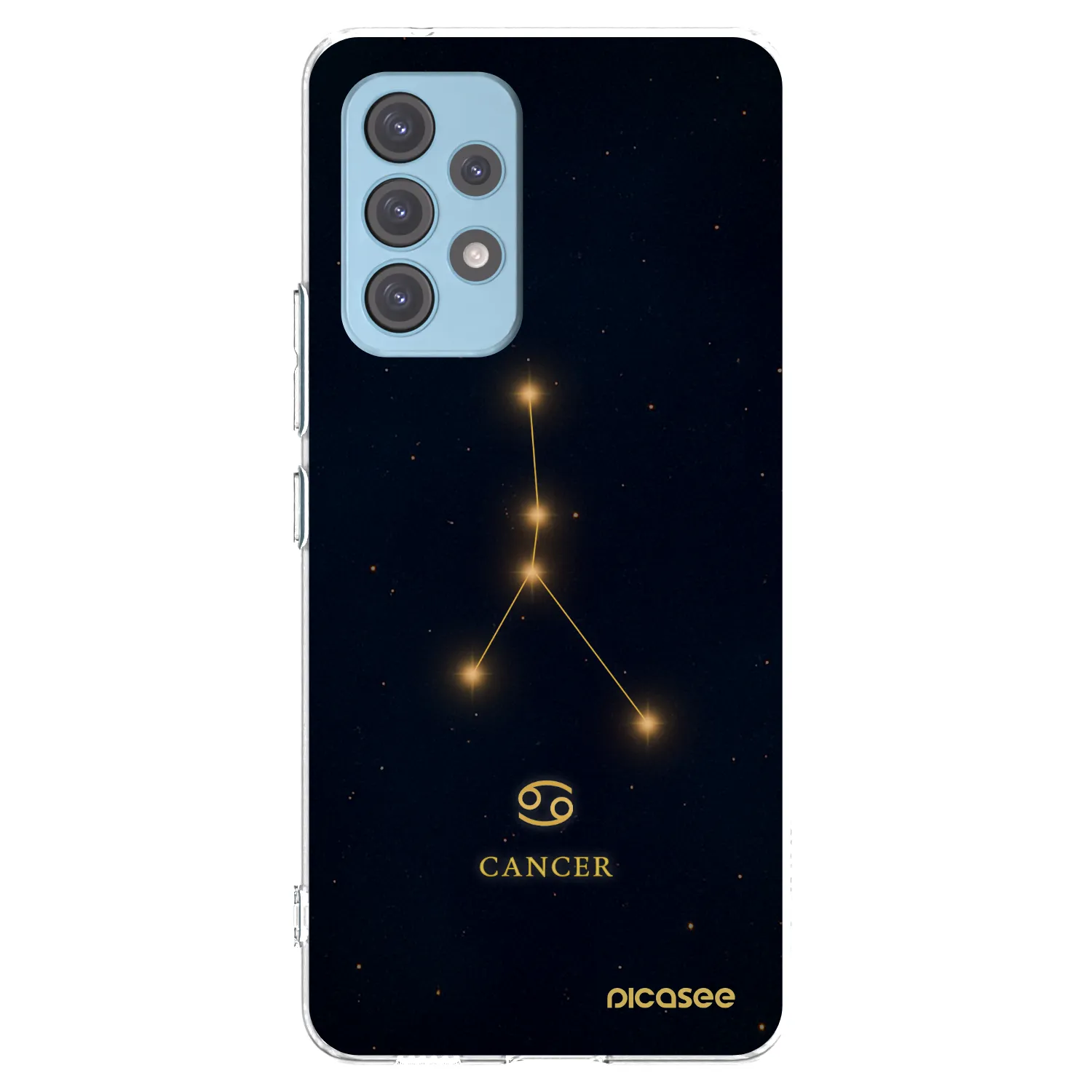 Picasee silikonový průhledný obal pro Samsung Galaxy A53 5G A536 - CANCER